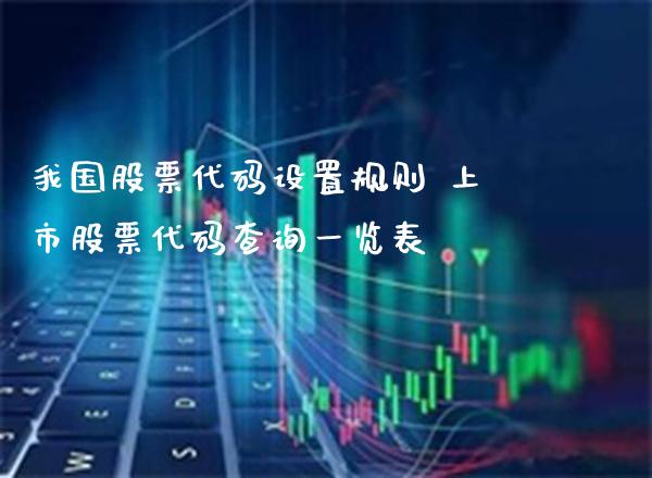 我国股票代码设置规则 上市股票代码查询一览表_https://www.xmqjcw.com_股票投资_第1张