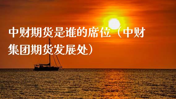 中财期货是谁的席位（中财集团期货发展处）_https://www.xmqjcw.com_期货投资_第1张
