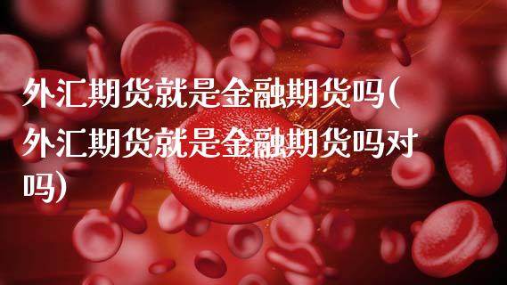 外汇期货就是金融期货吗(外汇期货就是金融期货吗对吗)_https://www.xmqjcw.com_股票投资_第1张