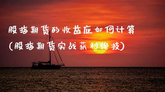 股指期货的收益应如何计算(股指期货实战获利绝技)_https://www.xmqjcw.com_期货直播室_第1张