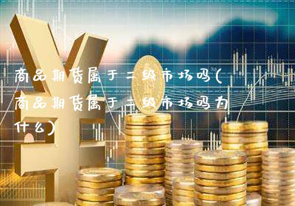 商品期货属于二级市场吗(商品期货属于二级市场吗为什么)_https://www.xmqjcw.com_期货直播室_第1张