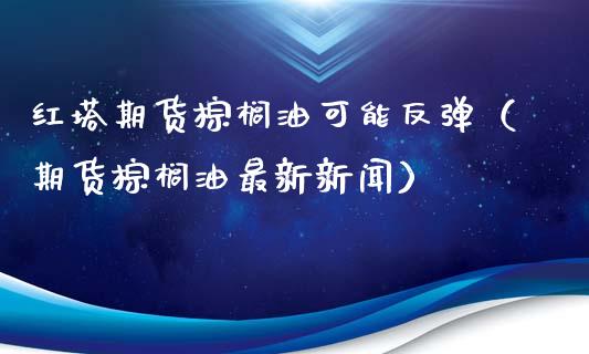 期货棕榈油可能反弹（期货棕榈油最新新闻）_https://www.xmqjcw.com_期货投资_第1张