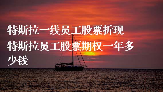 特斯拉一线员工股票折现 特斯拉员工股票期权一年多少钱_https://www.xmqjcw.com_股票投资_第1张