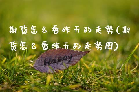 期货怎么看昨天的走势(期货怎么看昨天的走势图)_https://www.xmqjcw.com_期货直播室_第1张