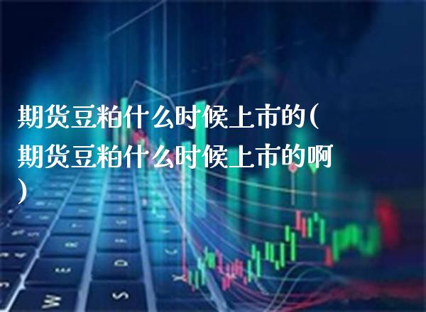 期货豆粕什么时候上市的(期货豆粕什么时候上市的啊)_https://www.xmqjcw.com_期货投资_第1张
