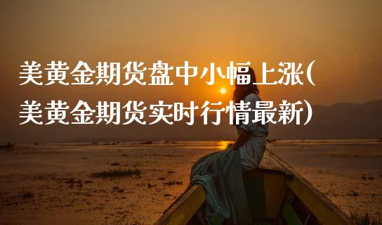 美黄金期货盘中小幅上涨(美黄金期货实时行情最新)_https://www.xmqjcw.com_期货百科_第1张