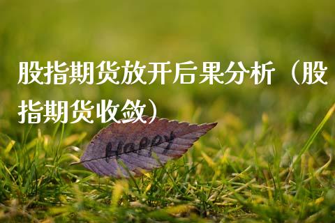 股指期货放开后果分析（股指期货收敛）_https://www.xmqjcw.com_期货投资_第1张
