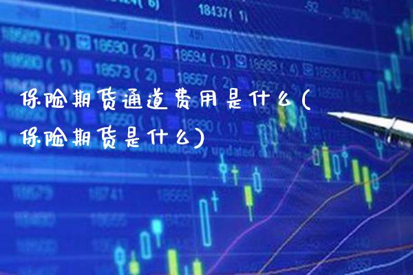 保险期货通道费用是什么(保险期货是什么)_https://www.xmqjcw.com_期货百科_第1张