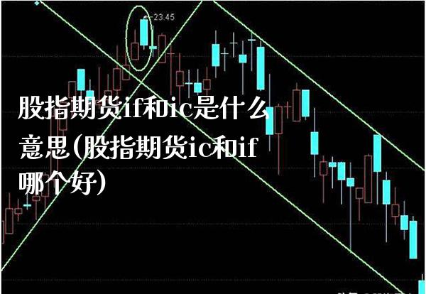 股指期货if和ic是什么意思(股指期货ic和if哪个好)_https://www.xmqjcw.com_期货百科_第1张