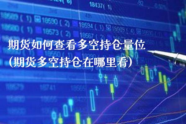 期货如何查看多空持仓量位(期货多空持仓在哪里看)_https://www.xmqjcw.com_期货百科_第1张