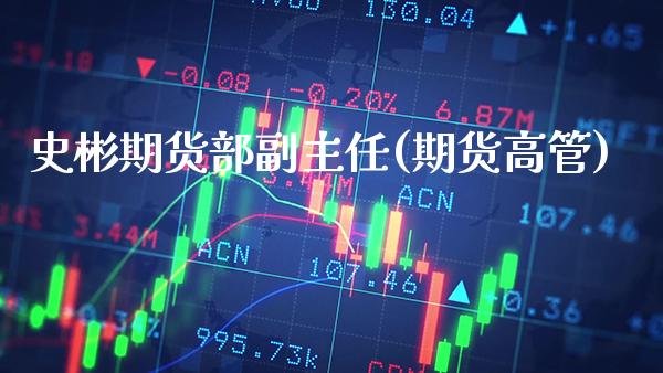 史彬期货部副主任(期货高管)_https://www.xmqjcw.com_期货投资_第1张