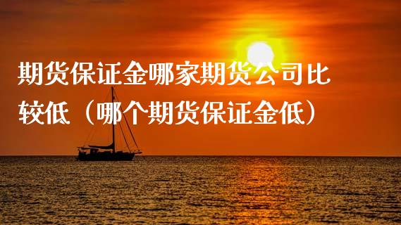 期货保证金哪家期货公司比较低（哪个期货保证金低）_https://www.xmqjcw.com_期货投资_第1张