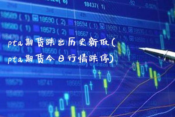 pta期货跌出历史新低(pta期货今日行情跌停)_https://www.xmqjcw.com_期货百科_第1张