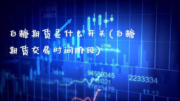 白糖期货是什么开头(白糖期货交易时间阶段)_https://www.xmqjcw.com_期货直播室_第1张