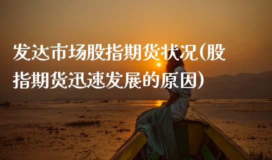 发达市场股指期货状况(股指期货迅速发展的原因)_https://www.xmqjcw.com_期货百科_第1张