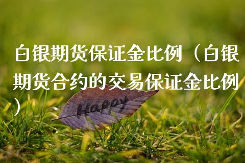 白银期货保证金比例（白银期货合约的交易保证金比例）_https://www.xmqjcw.com_期货投资_第1张