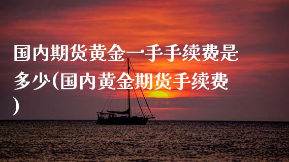 国内期货黄金一手手续费是多少(国内黄金期货手续费)_https://www.xmqjcw.com_基金理财_第1张