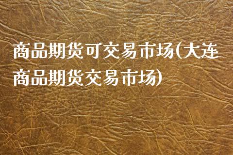 商品期货可交易市场(大连商品期货交易市场)_https://www.xmqjcw.com_期货百科_第1张