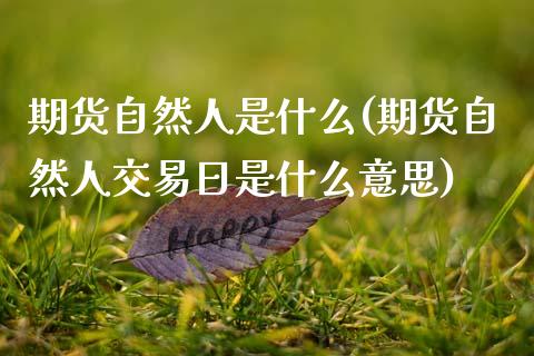 期货自然人是什么(期货自然人交易日是什么意思)_https://www.xmqjcw.com_期货行情_第1张