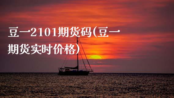 豆一2101期货码(豆一期货实时价格)_https://www.xmqjcw.com_期货百科_第1张