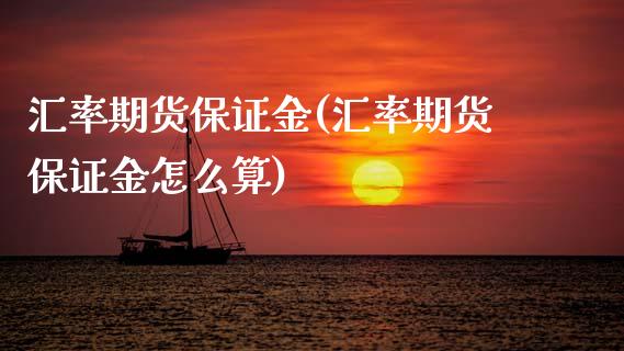 汇率期货保证金(汇率期货保证金怎么算)_https://www.xmqjcw.com_期货开户_第1张