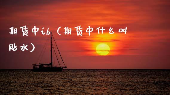 期货中ib（期货中什么叫贴水）_https://www.xmqjcw.com_期货投资_第1张