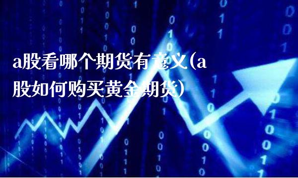a股看哪个期货有意义(a股如何购买黄金期货)_https://www.xmqjcw.com_期货百科_第1张