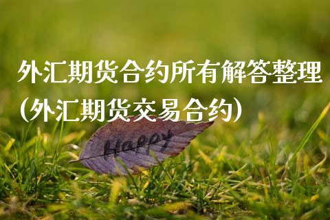 外汇期货合约所有解答整理(外汇期货交易合约)_https://www.xmqjcw.com_期货百科_第1张