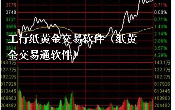 工行纸黄金交易软件（纸黄金交易通软件）_https://www.xmqjcw.com_期货直播室_第1张