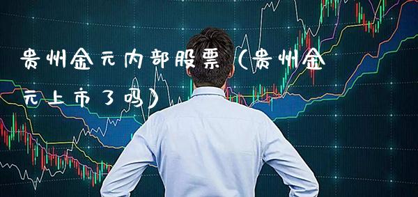 贵州金元内部股票（贵州金元上市了吗）_https://www.xmqjcw.com_期货直播室_第1张