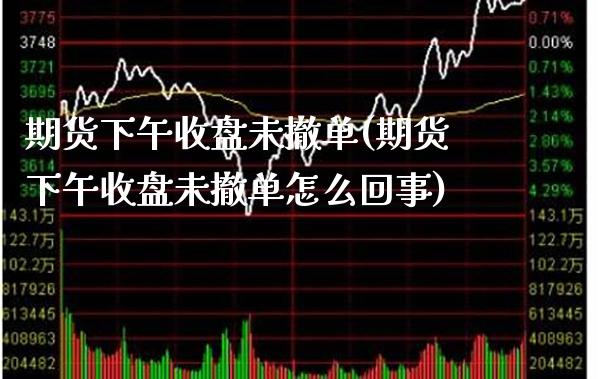 期货下午收盘未撤单(期货下午收盘未撤单怎么回事)_https://www.xmqjcw.com_期货百科_第1张
