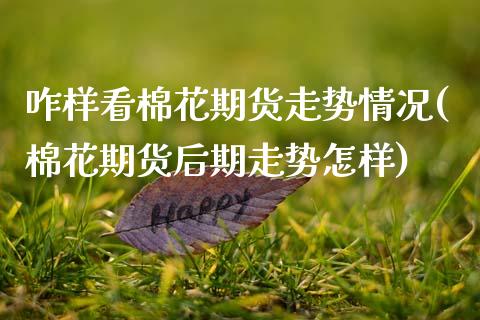 咋样看棉花期货走势情况(棉花期货后期走势怎样)_https://www.xmqjcw.com_期货百科_第1张