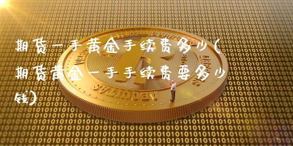 期货一手黄金手续费多少(期货黄金一手手续费要多少钱)_https://www.xmqjcw.com_期货投资_第1张