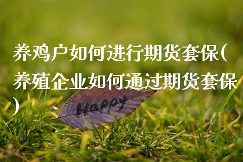 养鸡户如何进行期货套保(养殖企业如何通过期货套保)_https://www.xmqjcw.com_基金理财_第1张