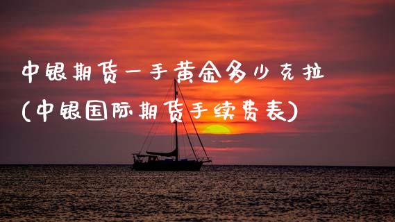 中银期货一手黄金多少克拉(中银国际期货手续费表)_https://www.xmqjcw.com_期货百科_第1张