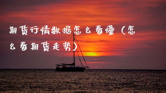 期货行情数据怎么看懂（怎么看期货走势）_https://www.xmqjcw.com_期货直播室_第1张