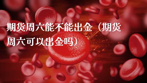 期货周六能不能出金（期货周六可以出金吗）_https://www.xmqjcw.com_期货行情_第1张