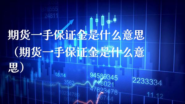 期货一手保证金是什么意思（期货一手保证金是什么意思）_https://www.xmqjcw.com_期货行情_第1张