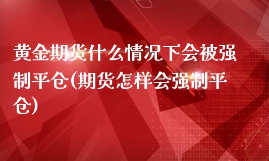 黄金期货什么情况下会制平仓(期货怎样会强制平仓)_https://www.xmqjcw.com_期货百科_第1张