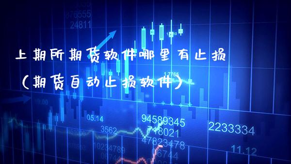 上期所期货软件哪里有止损（期货自动止损软件）_https://www.xmqjcw.com_期货直播室_第1张