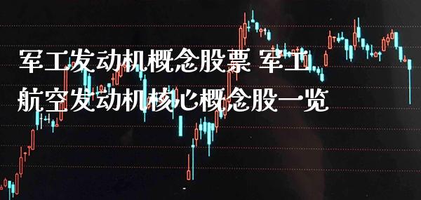 军工发动机概念股票 军工**发动机核心概念股一览_https://www.xmqjcw.com_股票投资_第1张