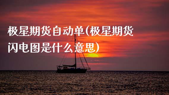极星期货自动单(极星期货闪电图是什么意思)_https://www.xmqjcw.com_期货投资_第1张