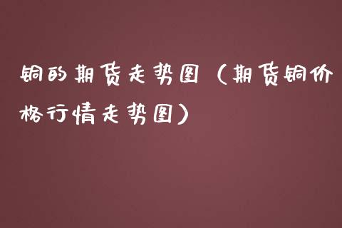 铜的期货走势图（期货铜价格行情走势图）_https://www.xmqjcw.com_期货投资_第1张