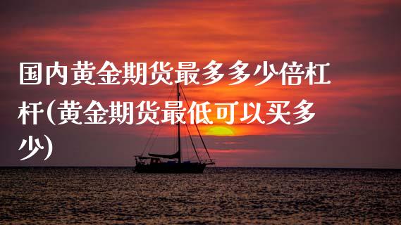 国内黄金期货最多多少倍杠杆(黄金期货最低可以买多少)_https://www.xmqjcw.com_期货行情_第1张