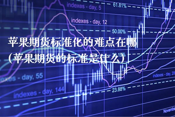 苹果期货标准化的难点在哪(苹果期货的标准是什么)_https://www.xmqjcw.com_期货开户_第1张