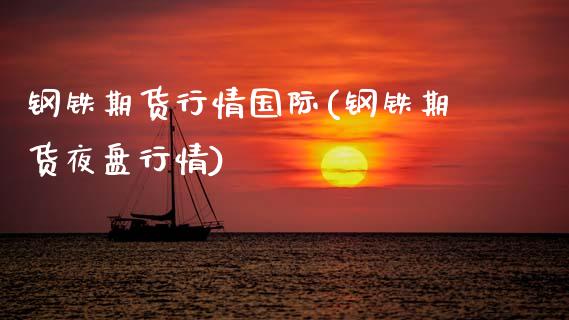钢铁期货行情国际(钢铁期货夜盘行情)_https://www.xmqjcw.com_期货直播室_第1张
