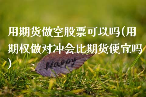 用期货做空股票可以吗(用期权做对冲会比期货便宜吗)_https://www.xmqjcw.com_期货百科_第1张