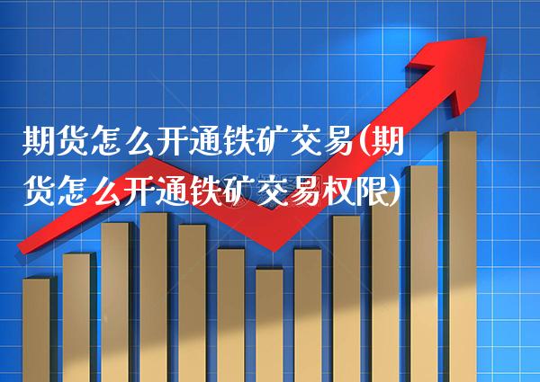 期货怎么开通铁矿交易(期货怎么开通铁矿交易权限)_https://www.xmqjcw.com_期货投资_第1张