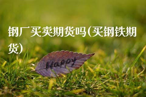 钢厂买卖期货吗(买钢铁期货)_https://www.xmqjcw.com_期货投资_第1张