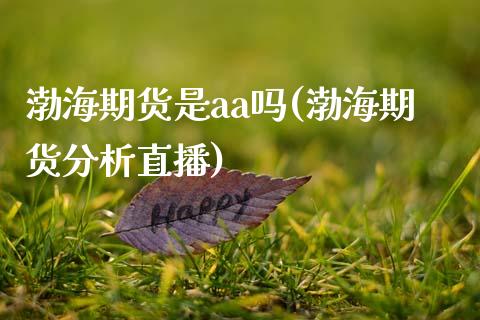 渤海期货是aa吗(渤海期货分析直播)_https://www.xmqjcw.com_股票投资_第1张